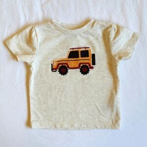 pekkle embroidered jeep t-shirt 6 months baby boy